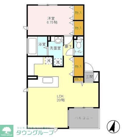 EDDI’S PLACEの物件間取画像